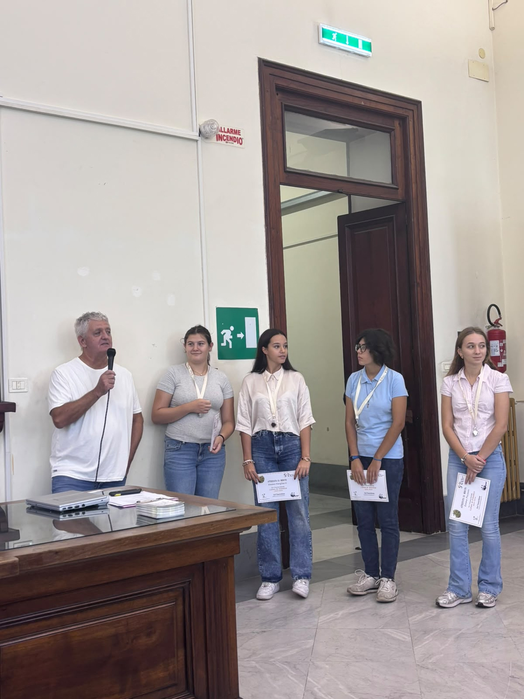 Premiazione a Napoli